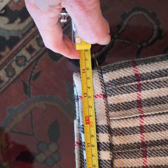 Burberry Beige Plaid A-Line Skirt - Picture 14 of 16